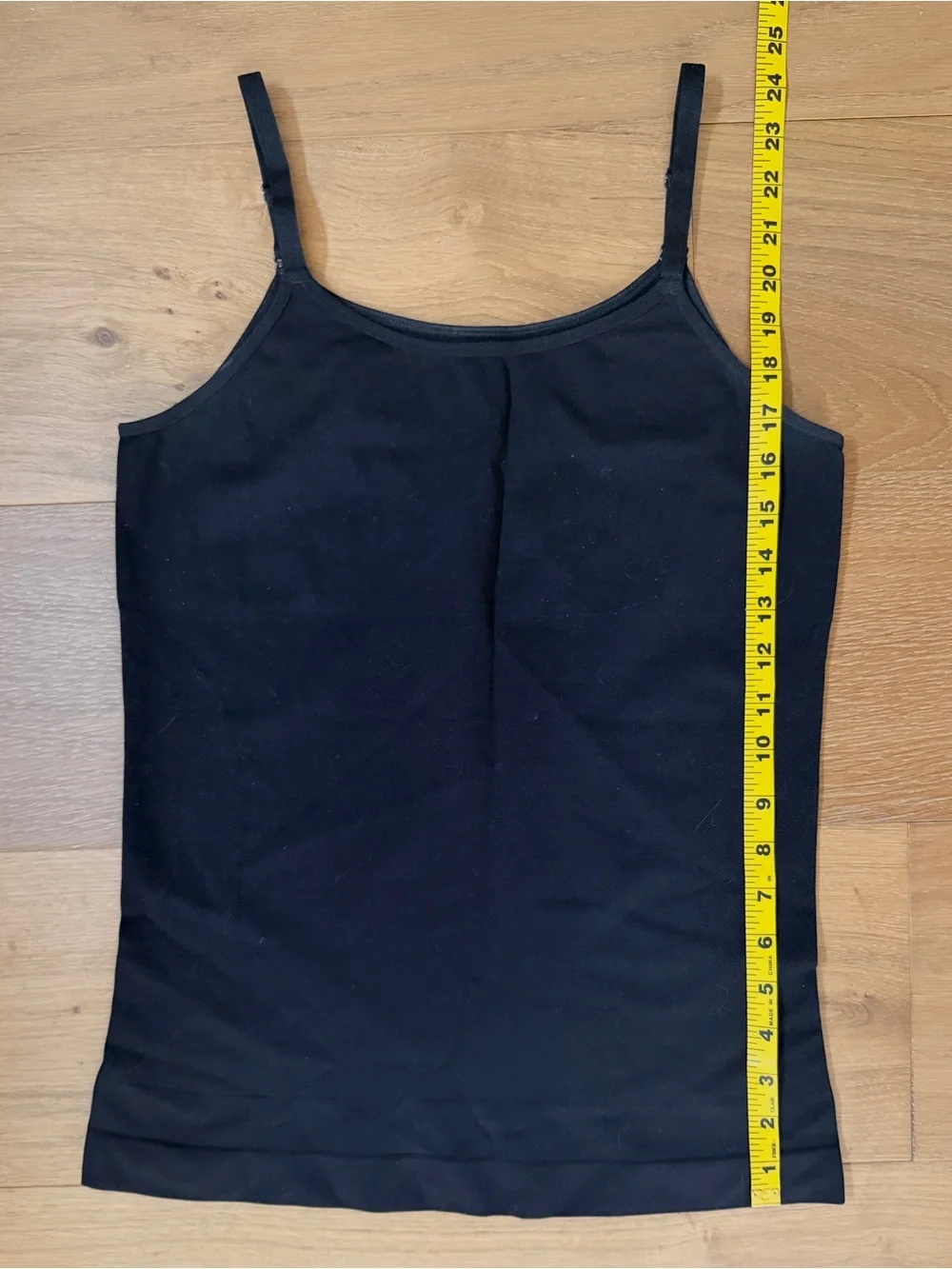 NWT Shapermint Essentials Scoop Neck Black Cami Black Size XXL